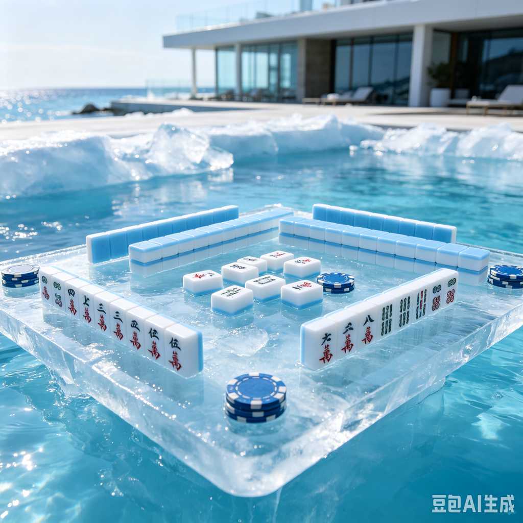 floral design mahjong set