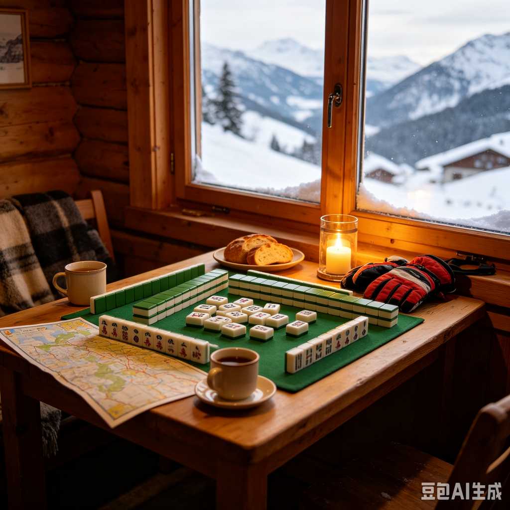 camping mahjong game set