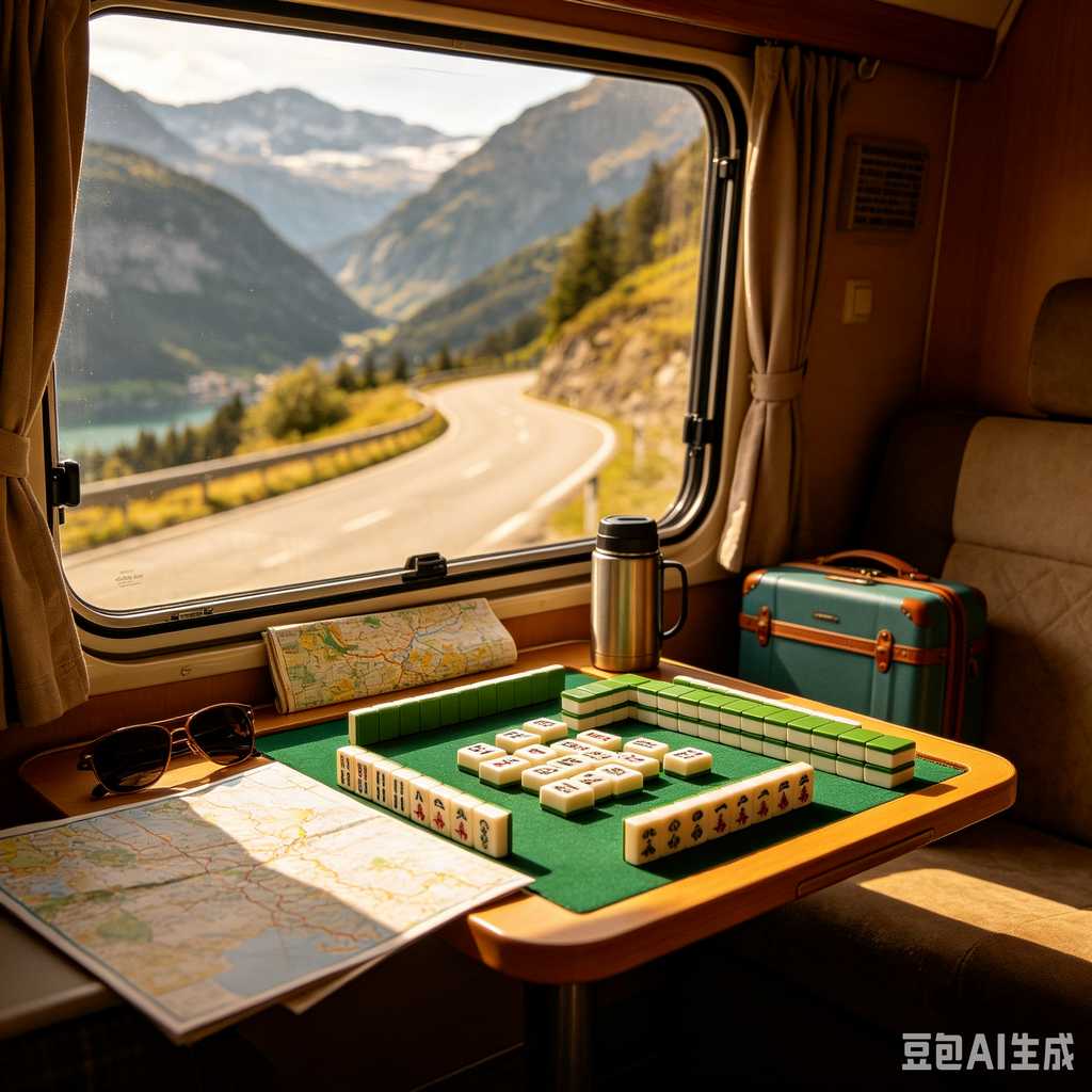 compact mahjong set for small home