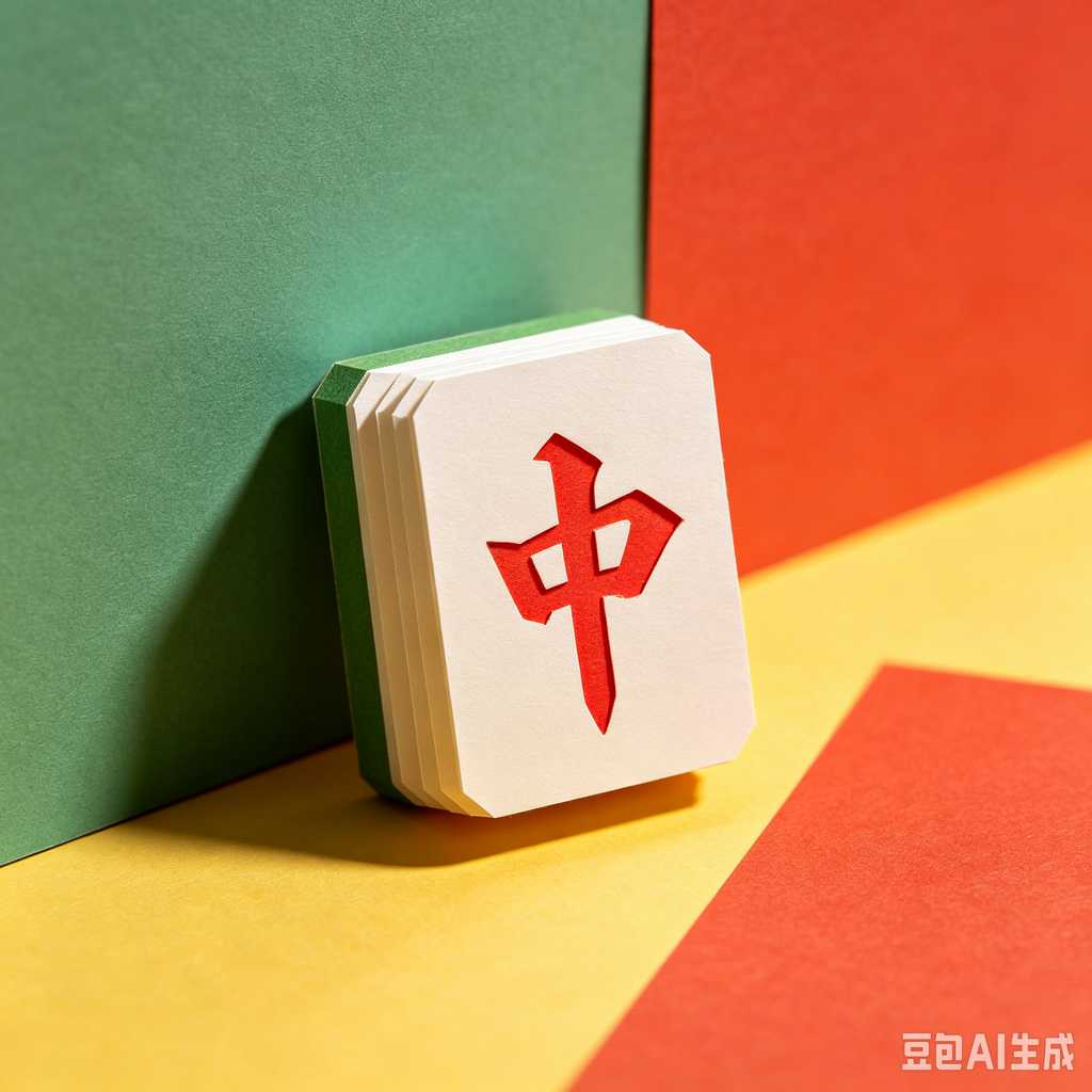 unique color mahjong tiles design