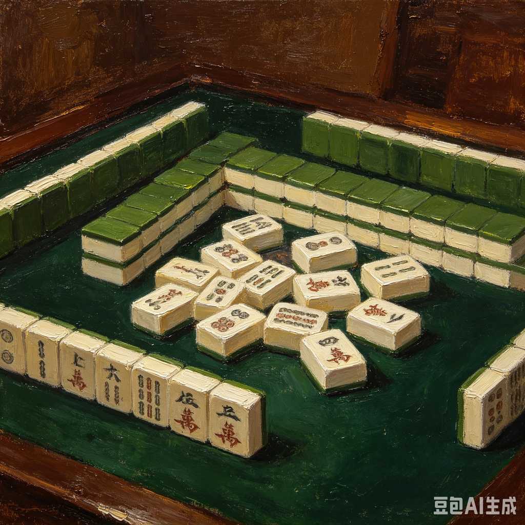 art carving mahjong set