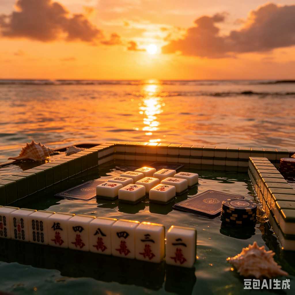 embossed mahjong set design